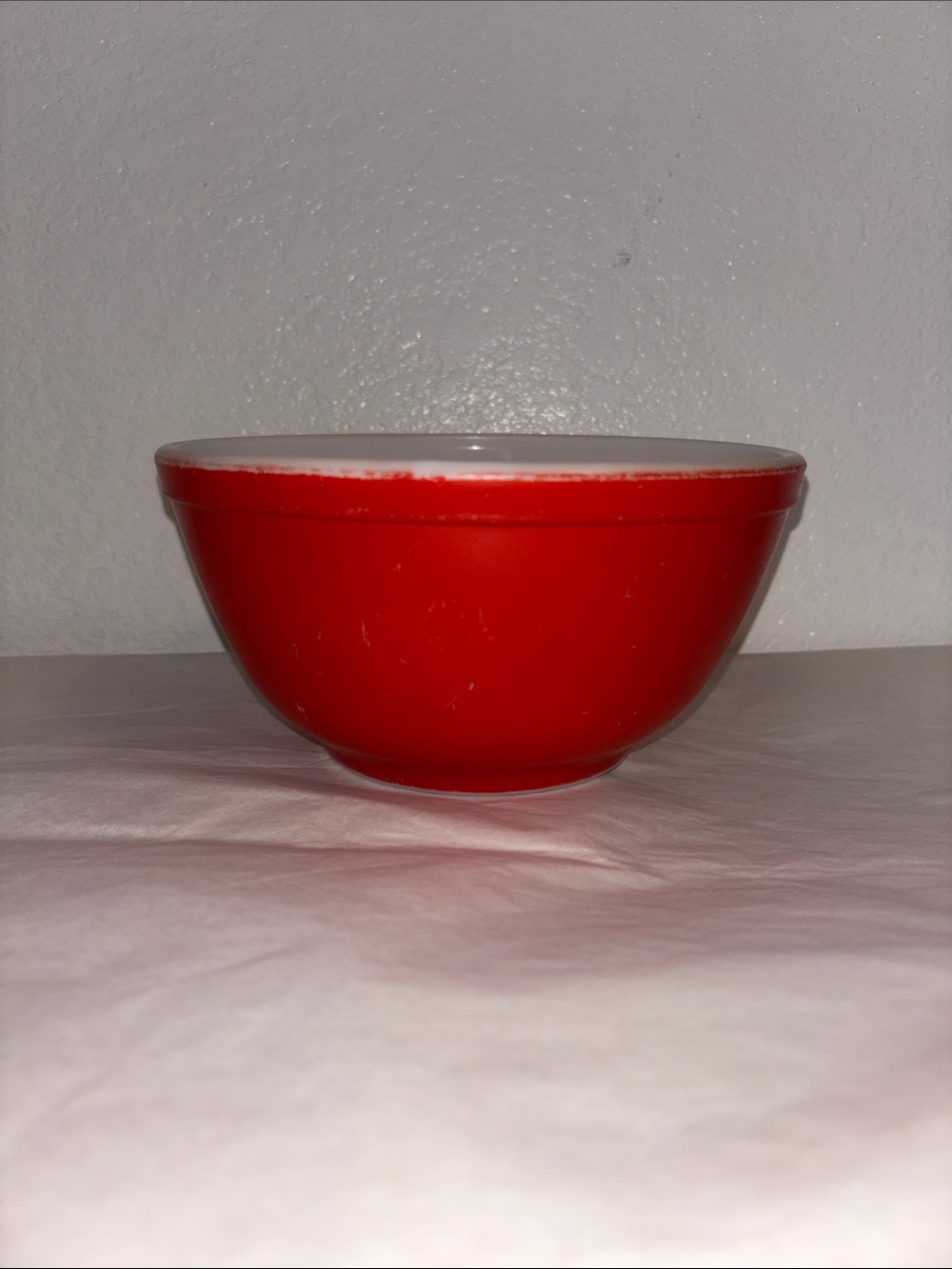 PYREX Vintage Red Mixing Bowl